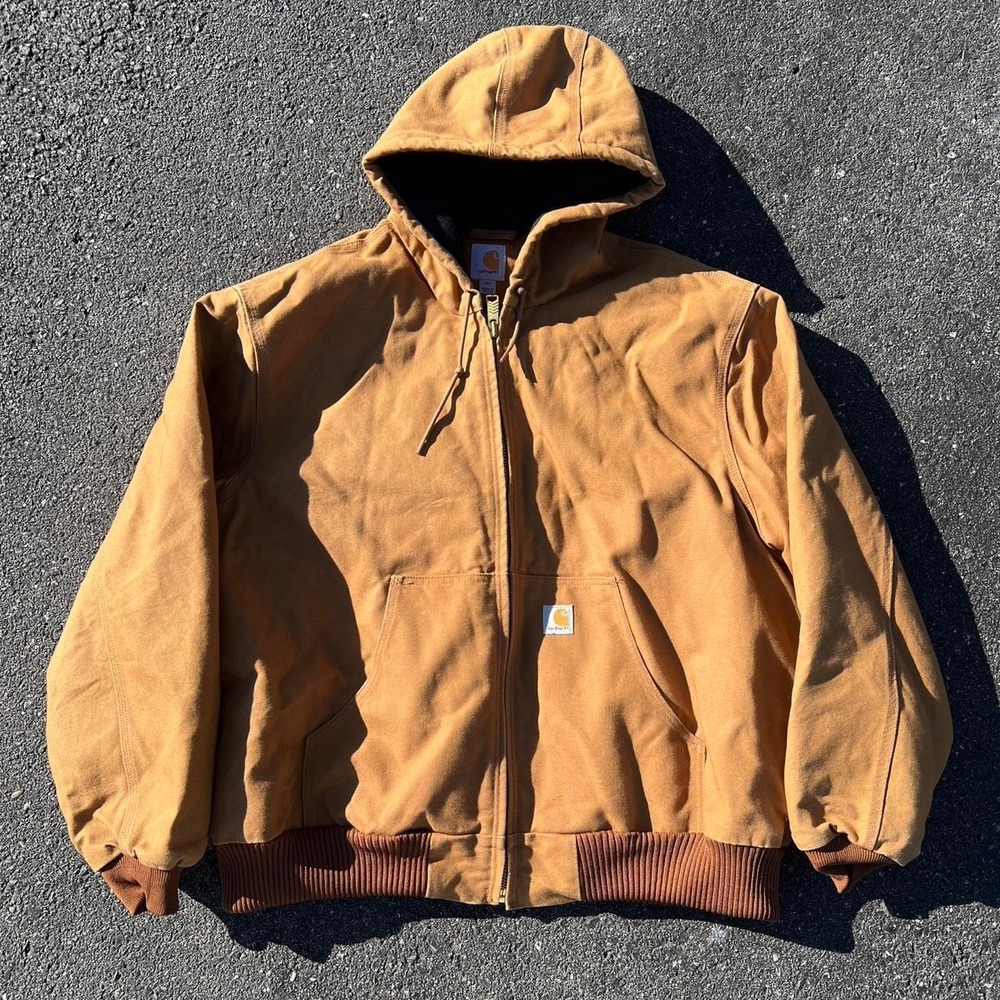 1990s Sunfaded Carhartt Active jacket size XXL